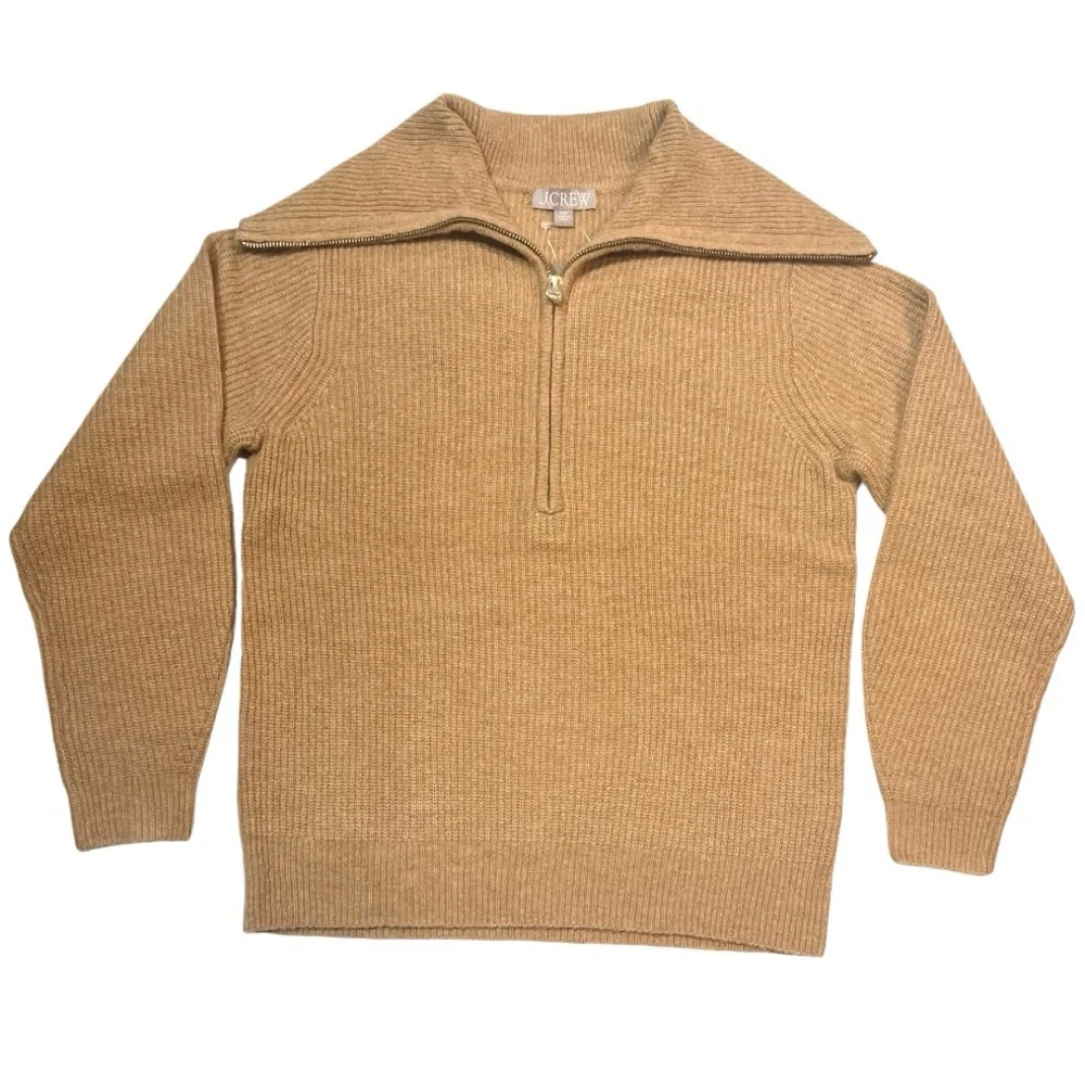 J. Crew Half-zip Stretch Sweater